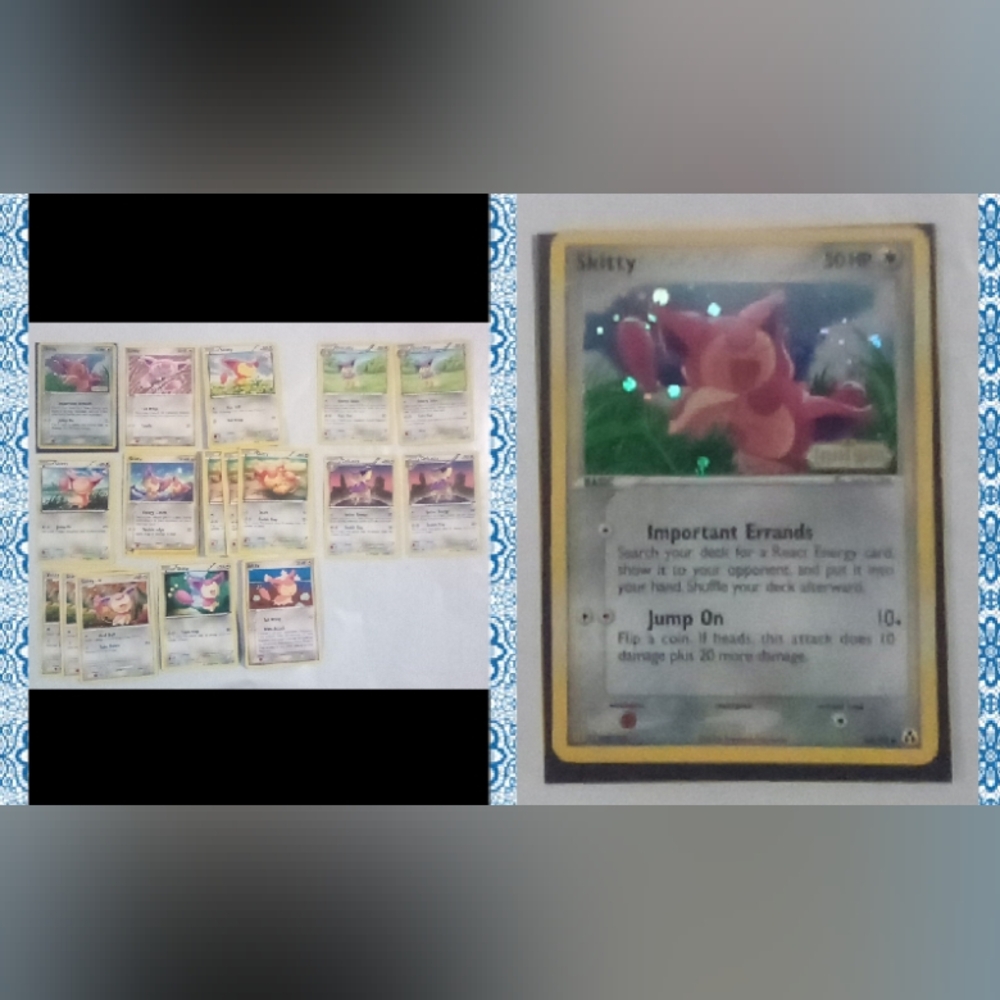 ✨Skitty Evolution Holo Pokemon Card Bundle✨